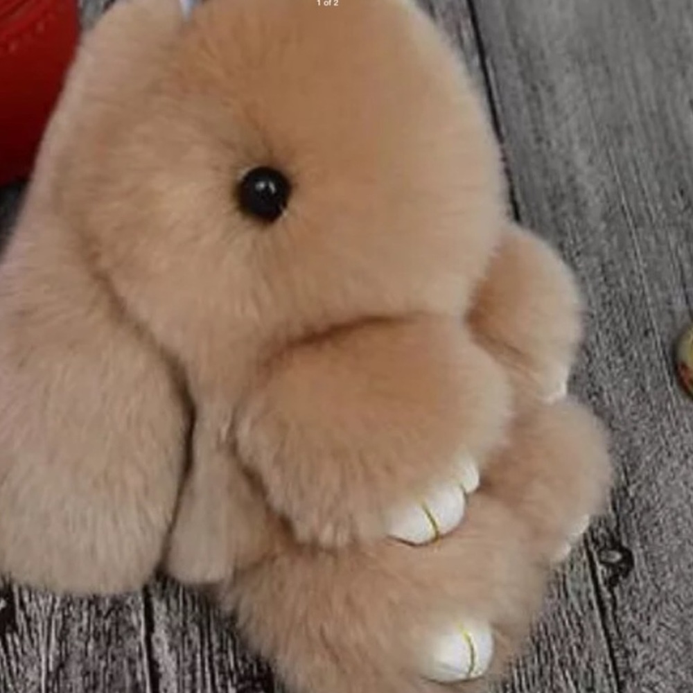 ❇️🎄❇️NWOT Adorable Bunny Purse Keychain, Fob.❇️🎄 - Picture 3 of 8